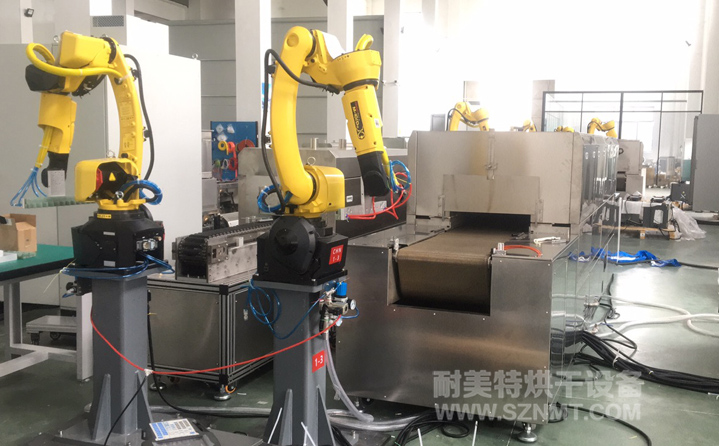 NMT-ZP-108 疫苗玻璃瓶小型預(yù)熱加固化自動裝配線(蘇州?？松?